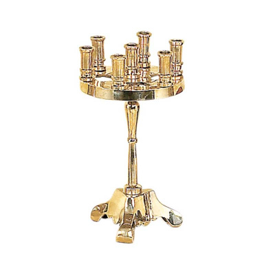 645816B - Κηροπήγιο Επτάκερο  Μπρούτζινο -  Seven-branched bronze candlestick