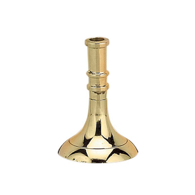 8342B - Κηροπήγιο Μονόκερο μπρούτζινο - Single-horned bronze candlestick