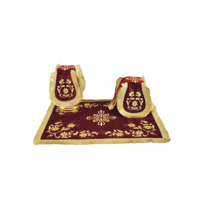 300046PDK - Καλύμματα για τα Άγια Δισκοπότηρα Βελούδο  - Covers for Holy Chalicesa Velvet